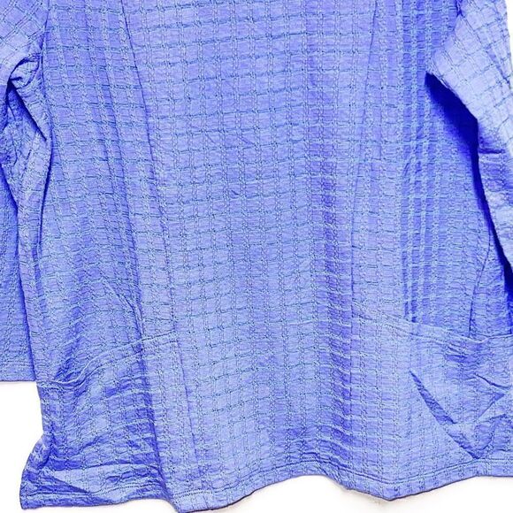 NWT Habitat 18932 Iris Cotton Pocket Window Pane Tunic Sz S/M - Picture 2 of 7
